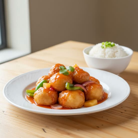 139. Sole Fillet with Sweet and Sour Sauce 咕咾龍脷球